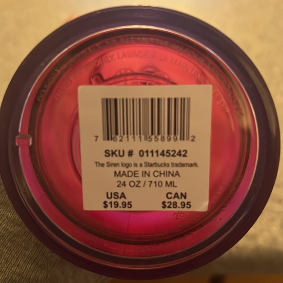 Starbucks Fall 2023 Ocean Jellyfish Forest Tumbler 24oz - Picture 3 of 4